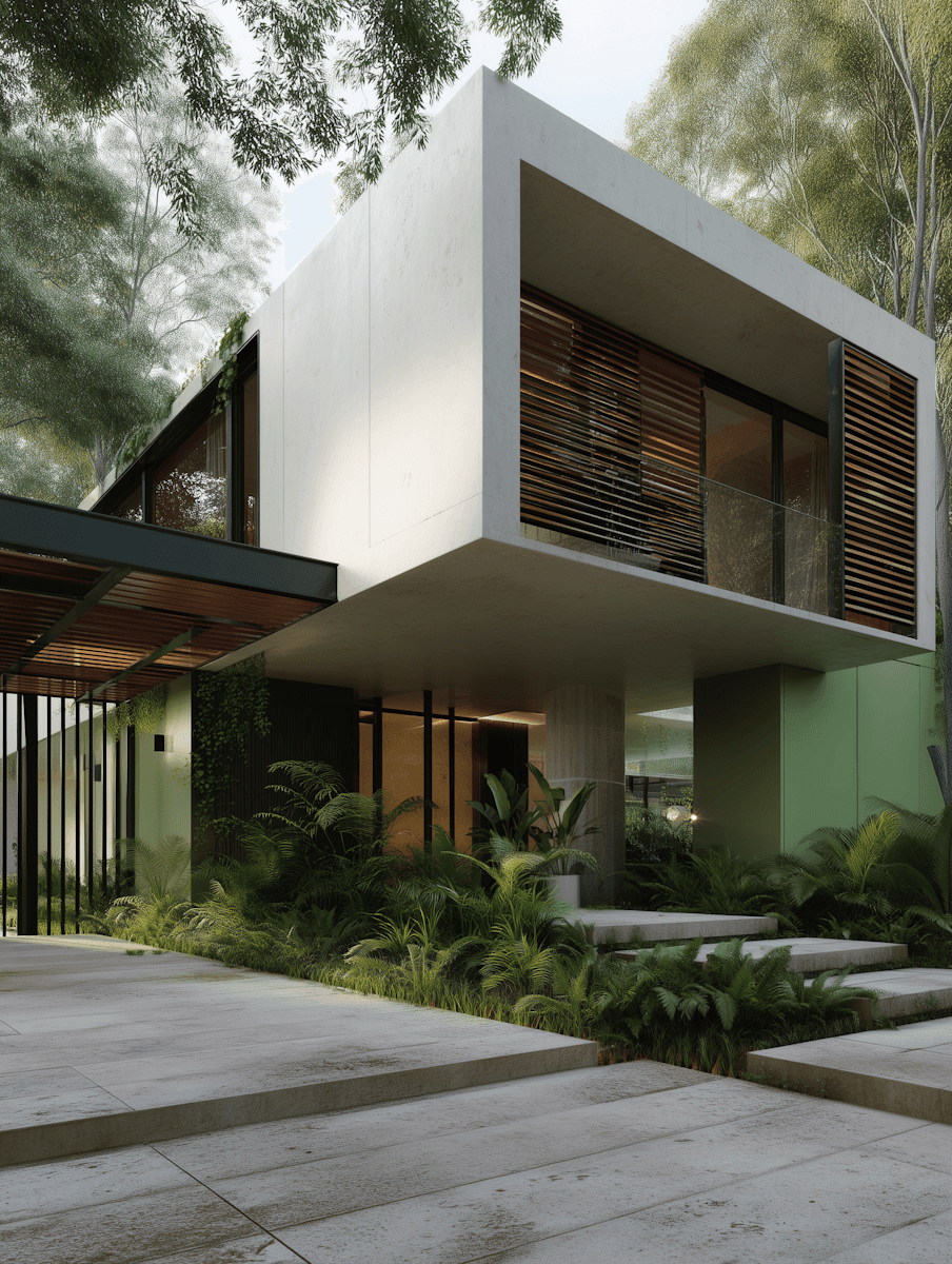 Garden villa